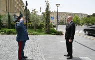 Prezident İlham Əliyev Dövlət Gömrük Komitəsinin yeni inzibati binasının açılışında iştirak edib