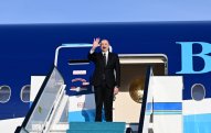 Prezident İlham Əliyev Türkiyəyə işgüzar səfərə gəlib  