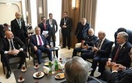 Xankəndiyə toplaşan liderlərin səmimi - Fotoları