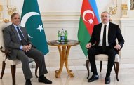 İlham Əliyev Çində Şahbaz Şəriflə görüşdü