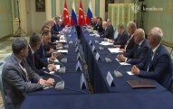 Putinlə Ərdoğan arasında görüş başlayıb 