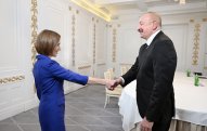 Prezident İlham Əliyev Kopenhagendə Moldova Prezidenti ilə görüşüb