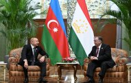 Azərbaycan və Tacikistan prezidentlərinin təkbətək görüşü olub - FOTOLAR