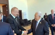 Azərbaycan Prezidenti Mahmud Abbasla görüşüb