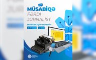 MEDİA jurnalistlər üçün müsabiqə elan edib