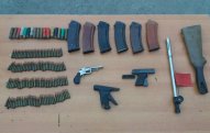 İki gündə polis xeyli silah-sursat aşkar edib