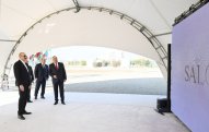 Prezident Ağdam Sənaye Parkında “Saloğlu Qarabağ” MMC-nin istehsal müəssisəsinin təməlini qoyub