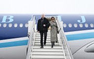 Prezident və xanımı İsveçrəyə getdi