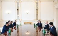 Prezident İlham Əliyev Moldova xarici işlər nazirini qəbul edib