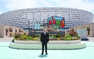 Prezident Bakı Olimpiya Stadionunda WUF13 ilə bağlı görülən işlərlə tanış olub