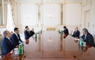 Prezident İlham Əliyev ABŞ Konqresinin Nümayəndələr Palatasının üzvünü qəbul edib