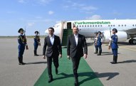 Türkmənistan Prezidenti Füzuli rayonuna gəlib