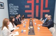 Prezidentin köməkçisi Hikmət Hacıyev Şuşada Türkiyə nümayəndə heyəti ilə görüşüb