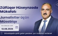 Jurnalistlər üçün müsabiqə başladı - 1000 manat mükafat