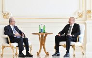 Prezident İlham Əliyev Fələstinin Baş nazirini qəbul edib