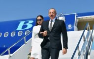 İlham Əliyev və xanımı Qırğızıstanda səfərdədir
