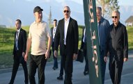 Prezident İlham Əliyev Çolpon-Ata şəhərində Qolf Klubun açılışında iştirak edib