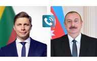 Litva Baş naziri Prezident İlham Əliyevə zəng edib