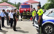 FHN-in Sumqayıt Regional Mərkəzi nümunəvi mülki müdafiə məşqi keçirib
