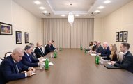 Prezident İlham Əliyev Birləşmiş Krallığın müdafiə üzrə dövlət nazirini qəbul edib
