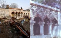 Ağdamda Pənahəli xan sarayı erməni işğalından əvvəl və sonra...  — FOTOLAR