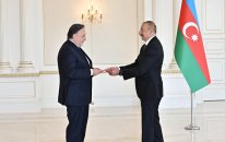 Prezident yeni səfirin etimadnaməsini qəbul etdi - FOTOLAR
