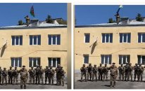 Laçın şəhərində Azərbaycan bayrağı ucaldıldı, general Prezidentə məruzə etdi (VİDEO)