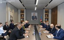 Bayramov Zəngəzura görə ABŞ rəsmilərini qəbul etdi