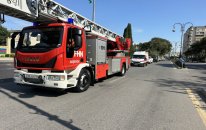 FHN-in Sumqayıt Regional Mərkəzi nümunəvi mülki müdafiə məşqi təşkil edib - VİDEO