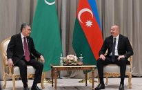 İlham Əliyev Qəbələdə Berdiməhəmmədovla görüşdü
