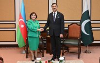 Sahibə Qafarova Pakistan Senatının sədri ilə görüşüb