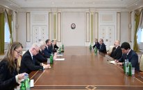İlham Əliyev Estoniyanın xarici işlər nazirini qəbul edib - FOTOLAR