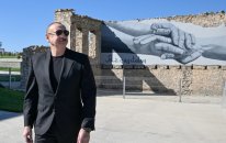 İlham Əliyev Cəbrayıla getdi - Fotolar