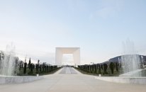 Prezident İlham Əliyev Xankəndi şəhərində Zəfər parkının açılışında iştirak edib