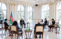 Prezident İlham Əliyev yerli televiziya kanallarına müsahibə verib