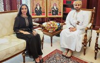 Leyla Əliyeva Oman Sultanlığının vəliəhdi ilə görüşdü