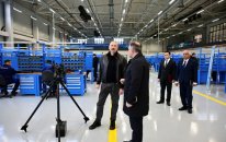 Prezident Tərtər elektromexanika zavodunun yenidənqurmadan sonra açılışında iştirak edib - YENİLƏNİB