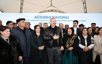 Prezident Ağdərə sakinləri ilə görüşündən paylaşım edib