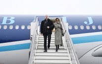 Prezident və xanımı İsveçrəyə getdi