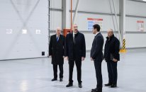 Sumqayıt Sənaye Parkında karton və qutu taralarının istehsalı müəssisəsinin açılışı olub - FOTO