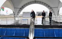 Prezident Sumqayıtda polipropilen və laminatlı kisə istehsalı müəssisəsinin təməlini qoyub