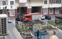 FHN Bakıda yayayış kompleksində şərti yanğın təlimi keçirib - VİDEO