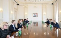 Prezident İlham Əliyev Litvanın Baş nazirini qəbul edib