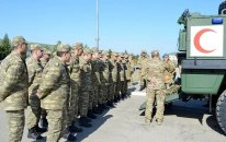 Hərbi vəzifəlilərlə təlim toplanışı başladı