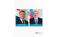 Emmanuel Makron Azərbaycan Prezidentinə zəng edib