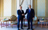 Ceyhun Bayramov Hakan Fidanla görüşüb