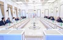 Sahibə Qafarova İordaniya Nümayəndələr Palatasının sədri ilə görüşüb