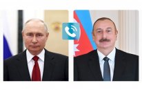 Vladimir Putin Prezident İlham Əliyevə zəng edib