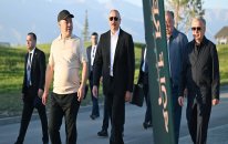 Prezident İlham Əliyev Çolpon-Ata şəhərində Qolf Klubun açılışında iştirak edib