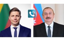 Litva Baş naziri Prezident İlham Əliyevə zəng edib